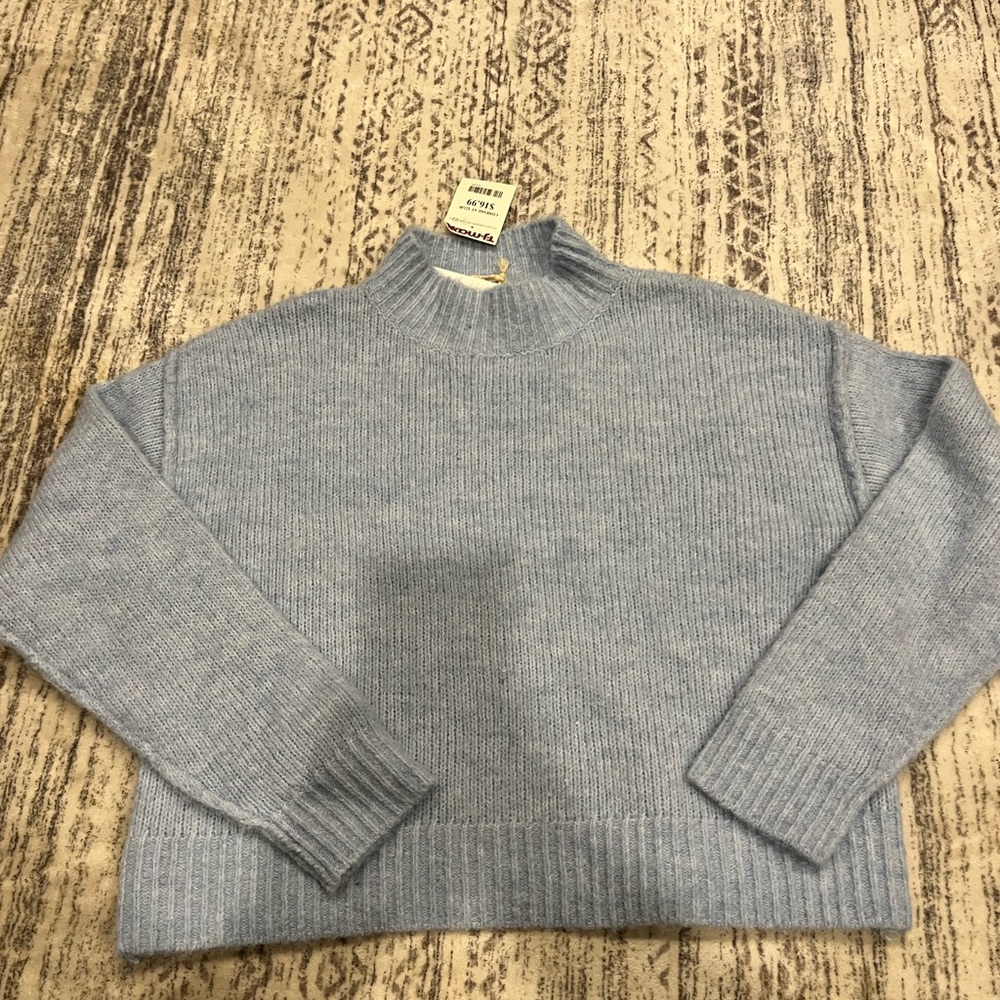 Jessica Simpson Soft Blue Turtleneck Sweater